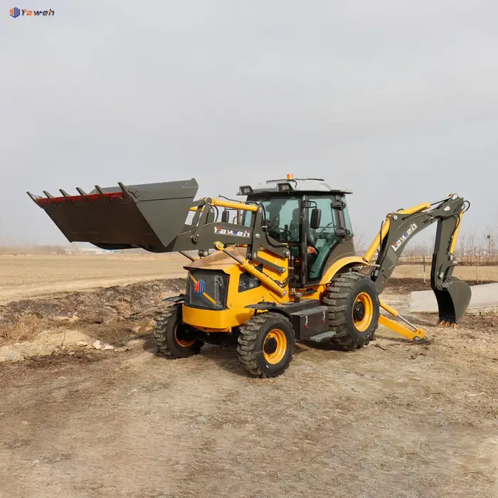 388 Tlb 4x4 Wheel Multifunction -backhoe Excavator Loader 2.5t Backhoe Loader — image 5