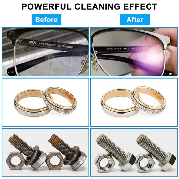 40KHZ Ultrasonic Cleaner Home Ultrasound Cleaning Machine For Jewelry Glasses Washing Bath Watches Denture Ultrasonic Cleaner — image 5