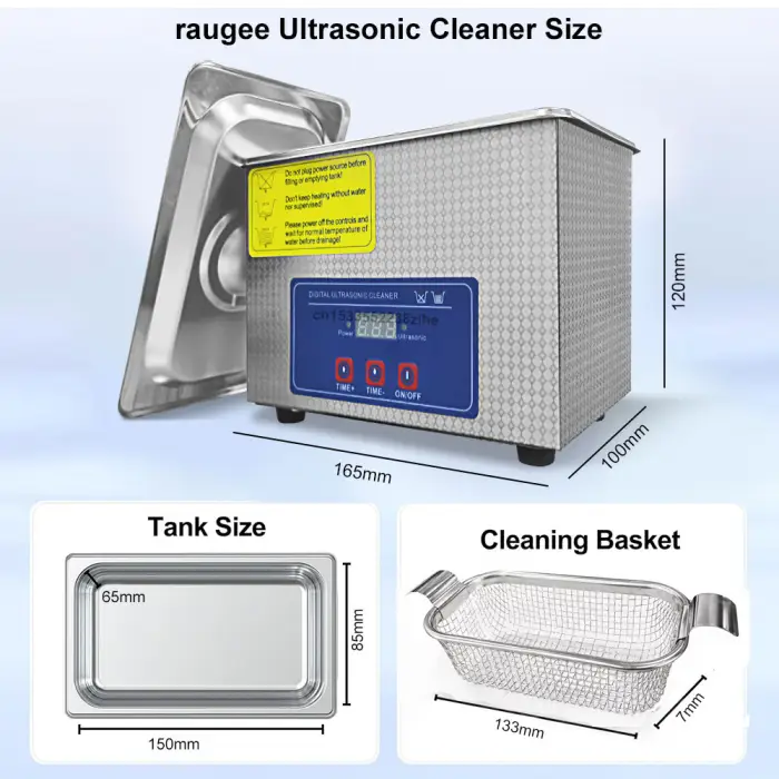 40KHZ Ultrasonic Cleaner Home Ultrasound Cleaning Machine For Jewelry Glasses Washing Bath Watches Denture Ultrasonic Cleaner — image 6
