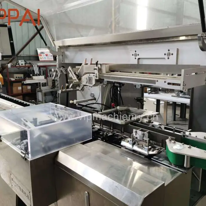VIPPAI Full Automatic High Speed Horizontal One-Stop Sanitary Pad Carton Box Packing Machine — image 2