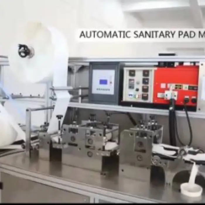 Disposable Women Napkin Sanitary Pad Disposable Medical Surgery Ladies Pads Making Machine — image 2