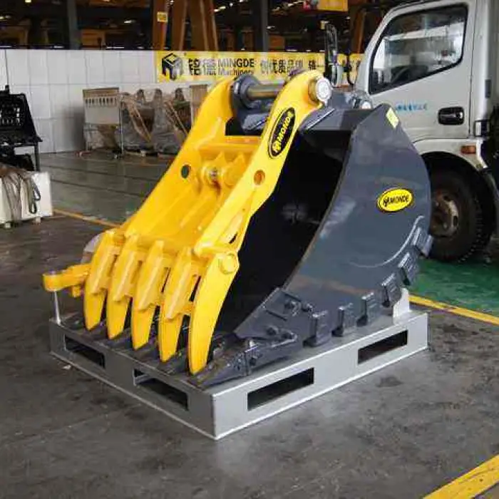 MONDE Hydraulic Excavator Thumb Bucket & Grab Kit with Progressive Link for 12-16t Excavators Q345/Q460 Material 1 Year Warranty — image 2