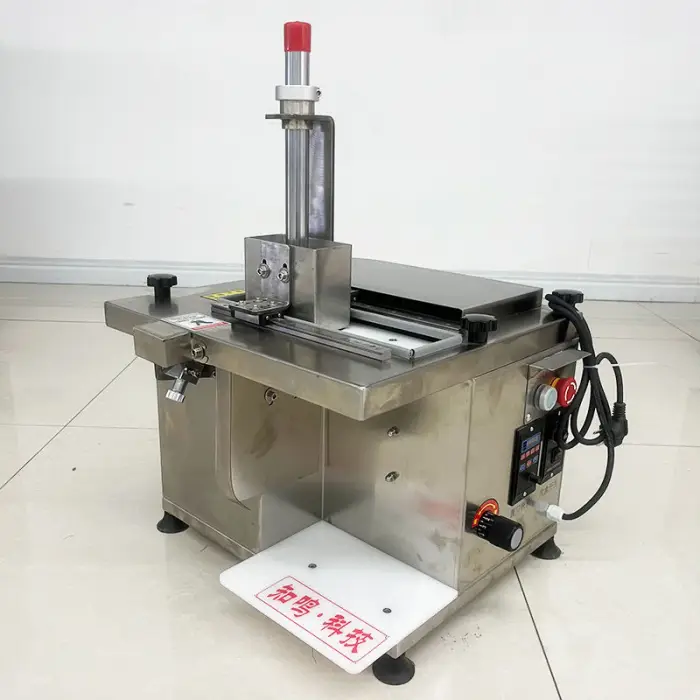Automatic Fatty Beef and Lamb Meat Slicer Commercial Hotpot Shop Frozen Fresh Meat Slicing Machine — image 2