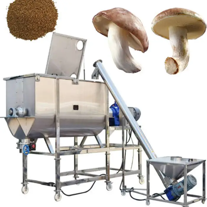 200l 500l 900l 1000l SS304 Double Screw Ribbon Blender Mixer Dry Powder Mixing Machine for Chemicals — image 2