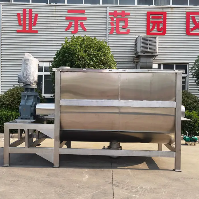200l 500l 900l 1000l SS304 Double Screw Ribbon Blender Mixer Dry Powder Mixing Machine for Chemicals — image 4