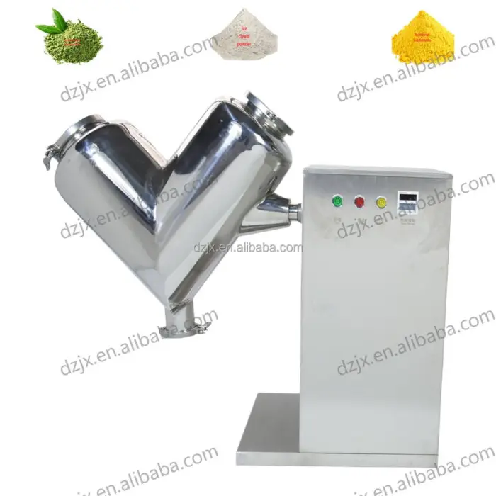 DZJX V-blender 300kg V-type Mixing Machine 2l 2000l V-500 Small-scale-20l-v-shaped-dry-powder-mixer-for-lab — image 3