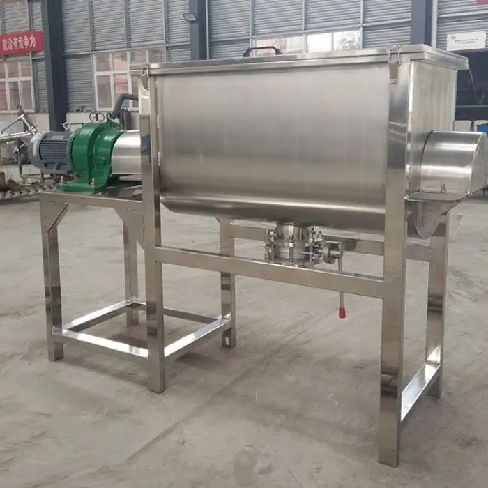 High Efficiency Chemical Quartz/Herb /Flour/cellulose Mixer Ribbon Lysine Concentrate Food Mixer 100kg Coffee Brown Sugar Mixer — image 5