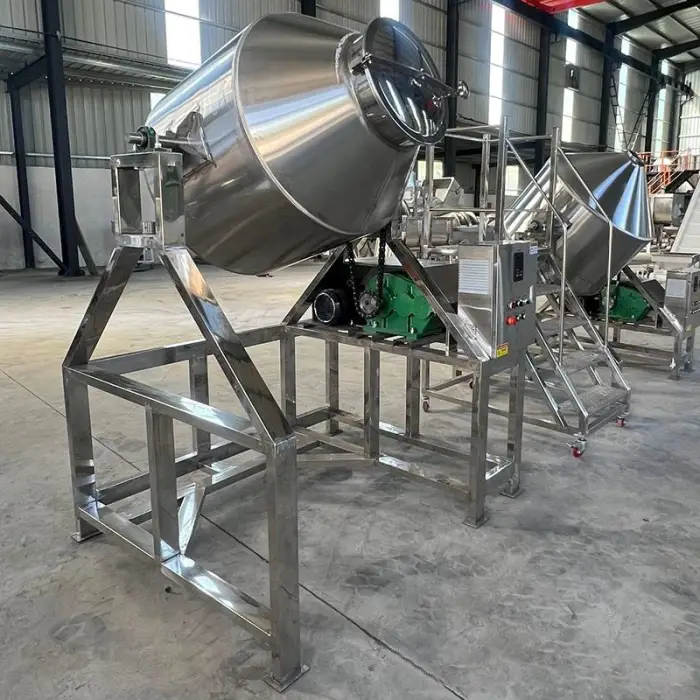 10 Kilo Capacity Coffee Powder Mixer Portable Dry Raw Material Mixer Stainless Steel 20kg Food Grade Food Tumbler Mixer — image 2