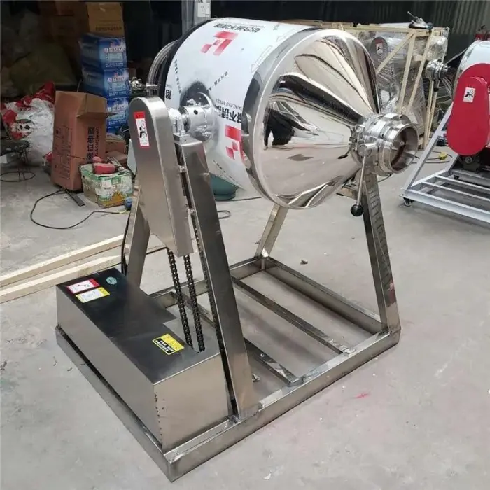 10 Kilo Capacity Coffee Powder Mixer Portable Dry Raw Material Mixer Stainless Steel 20kg Food Grade Food Tumbler Mixer — image 6