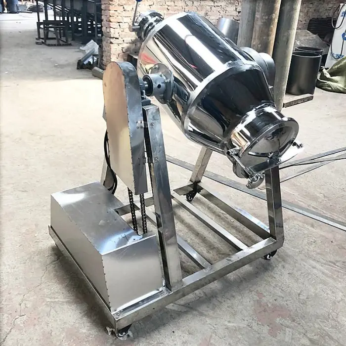 High Speed Eye Shadow Marchi Powder Industrial Pigment Mixer Dry Coffee Mixer 100kg 50kg 100kg Small Tumble Mixer Machine — image 3