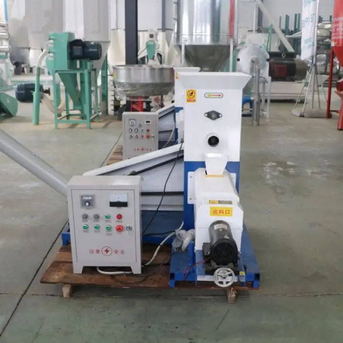 Dry Type Floating Fish Feed Extruder Machine 40 kg Hour Tilapia Pellet Machine Shrimp Crab Catfish Feed Pelletizer Machine — image 5