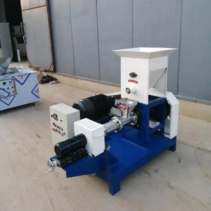 Tilapia Fish Farming Equipment Tilapia Fish Food Pellet Making Machine Single Screw Dry 200kg h Dog Food Extruder Machine — image 3
