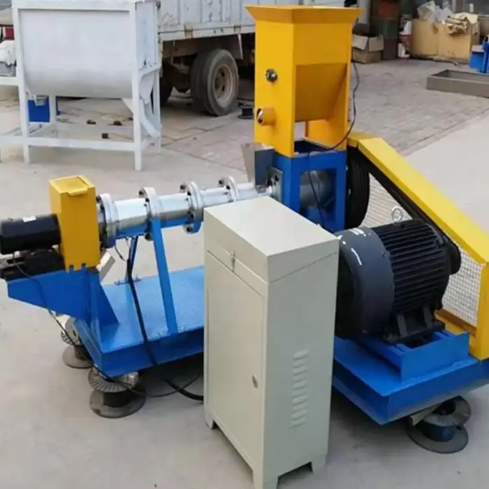 Animal Feed Pellet Machine Pet cat Dog Food Maker Fish Feed Extruding Machine Rabbit Fish Food Granulator — image 5