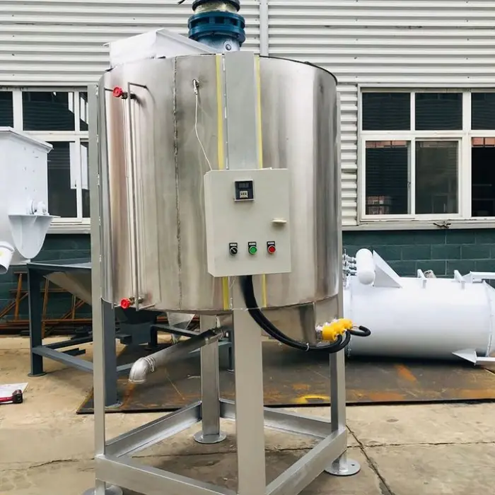 Detergent Dish Gel Shampoo Mixing tank Pot Liquid Soap Mixer Hand Wash Making Machine 200L Hand Wash Liquid Soap Making Machine — image 2