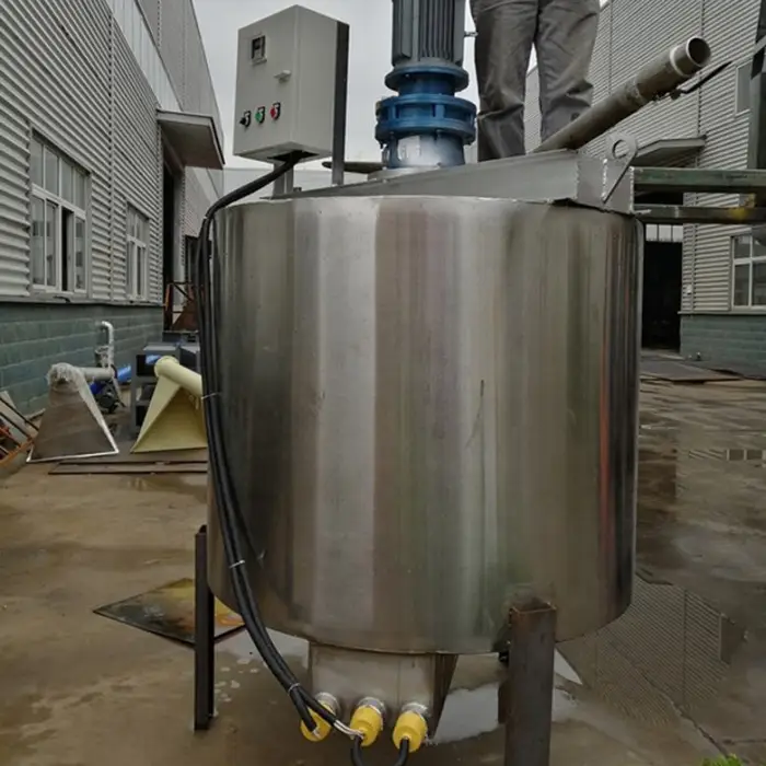 Detergent Dish Gel Shampoo Mixing tank Pot Liquid Soap Mixer Hand Wash Making Machine 200L Hand Wash Liquid Soap Making Machine — image 3