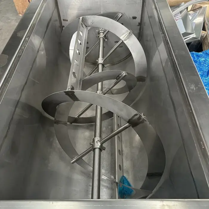 Efficiency Hot Agitator Pot Stainless Steel Food Liquid Mixer 700l U Mixer Tomato Paste Chilli Tomato Sauce Processing Machine — image 4