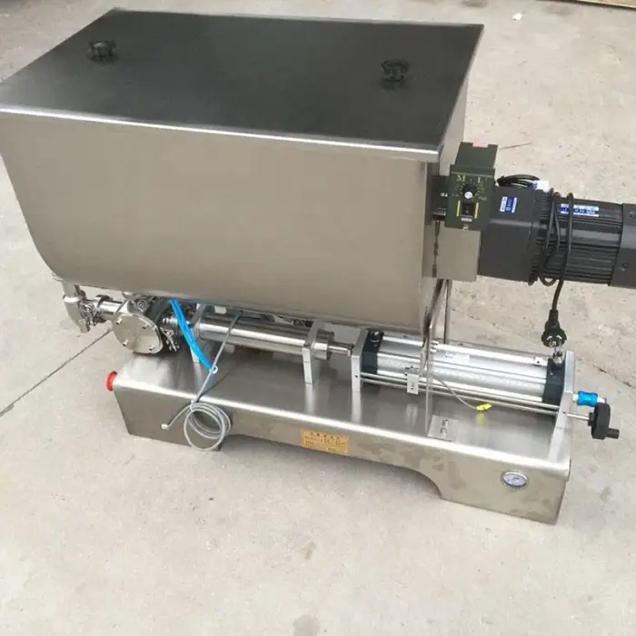 Single Head U-Shaped Mixer Filling Machine Peanut Butter Soy Tomato Sauce Cream Oil Hot Sauce Bottle Filler Machine — image 5