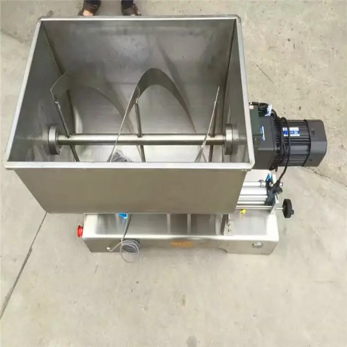 Single Head U-Shaped Mixer Filling Machine Peanut Butter Soy Tomato Sauce Cream Oil Hot Sauce Bottle Filler Machine — image 6