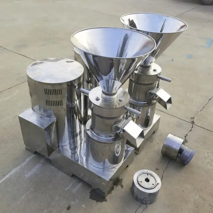 Stainless Fish Paste Grinding Machine Wet Grain Soybean Rice Paste Grinder Machine Sesame Paste Ginger Garlic Paste Grinder — image 4