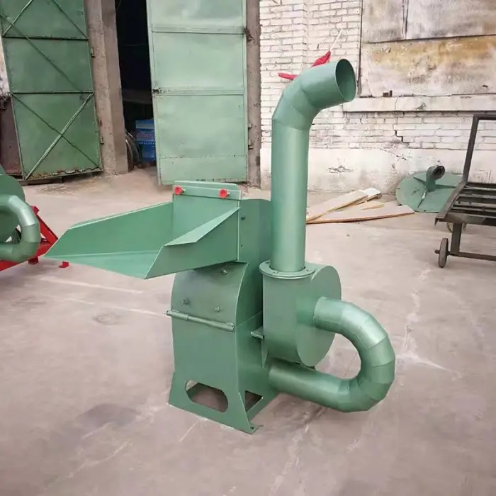 Coarse Grain Maize Corn Pulverizer Machine Diesel Herb Root Pulverizer Peanut Straw Feed Hammer Pulverizer with Dust Collector — image 2