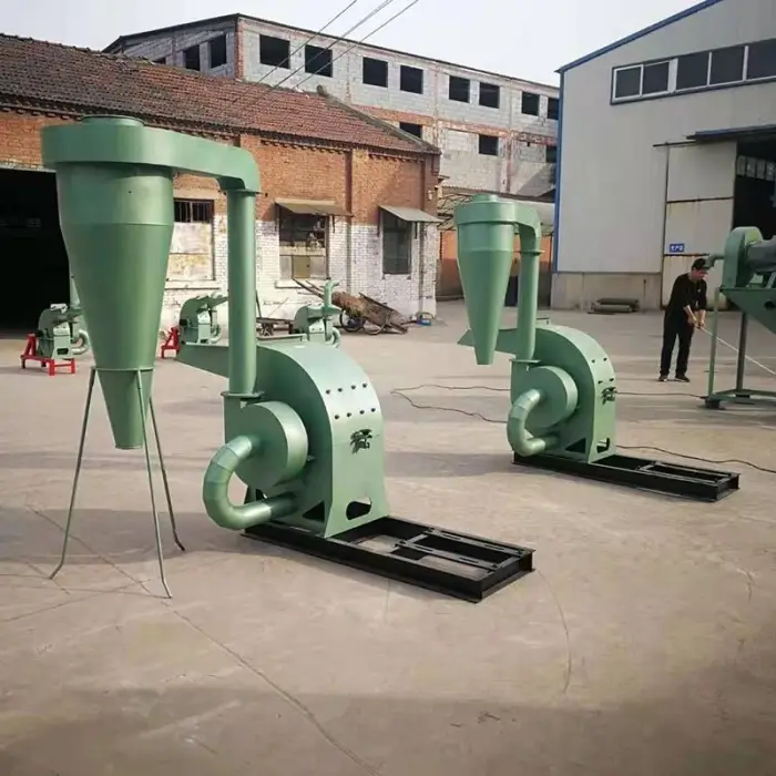 Coarse Grain Maize Corn Pulverizer Machine Diesel Herb Root Pulverizer Peanut Straw Feed Hammer Pulverizer with Dust Collector — image 3