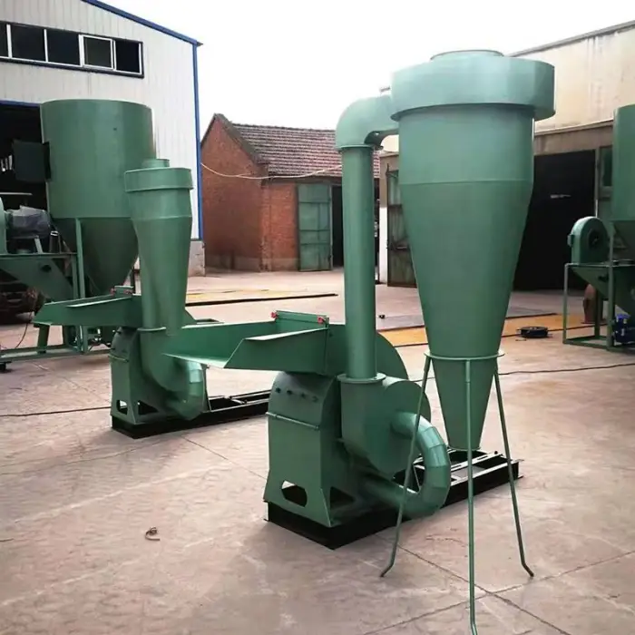 Coarse Grain Maize Corn Pulverizer Machine Diesel Herb Root Pulverizer Peanut Straw Feed Hammer Pulverizer with Dust Collector — image 4