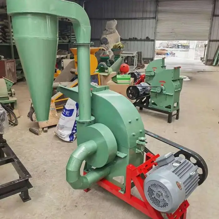 Coarse Grain Maize Corn Pulverizer Machine Diesel Herb Root Pulverizer Peanut Straw Feed Hammer Pulverizer with Dust Collector — image 6