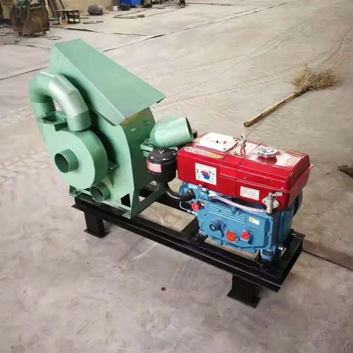 High Efficiency Grains Hammer Mill Wheat Corn Sorghum Rye Oats Buckwheat Grinder 500kg diesel Maize Meal Grinding Machine — image 6