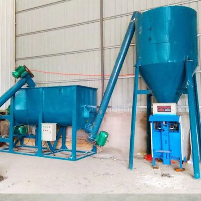 Dry Sand Cement Dry Mortar Ceramic Tile Adhesive Production Line Cement Mortar Stucco Mixer Simple Dry Mortar Production Line — image 2