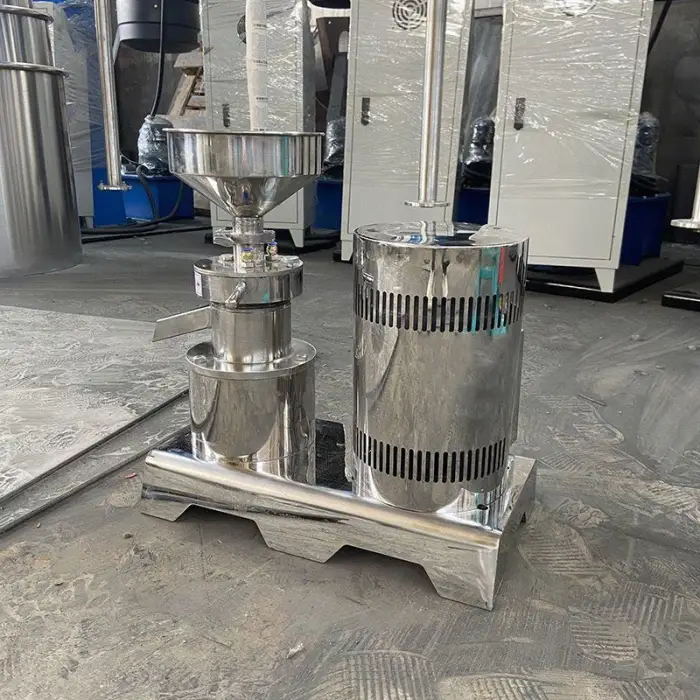 Stainless Steel Colloid Mill Chocolate Peanut Sesame Butter Chilli Sauce Grinding Machine Small Mini Cocoa Bean Grinder Machine — image 3