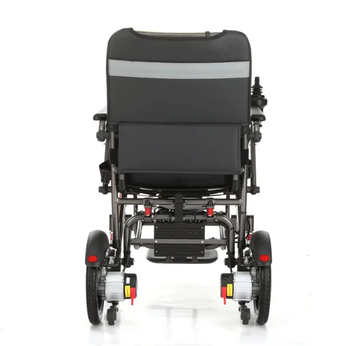 Baichen New Luxury Design 16.9KG Lightweight Quick Folding Aluminium Alloy Intelligence Electric Wheelchair for Adults — image 3