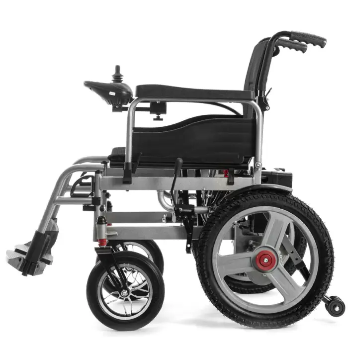 Thailand 2026 New Cheap Ultra Lightest Steel Folding Wheel Chair Portable Travel Foldable Smart Electric Wheelchair — image 6