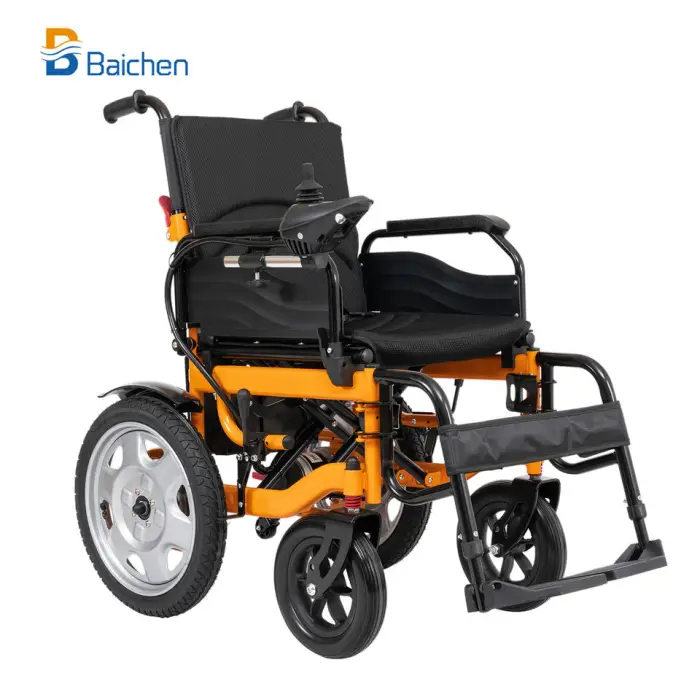 Baichen BC-ES001 2025 Southeast Asia Power Wheelchair Outdoor Long Battery Life Folding Portable Electric CE Certified 5-Year — image 4