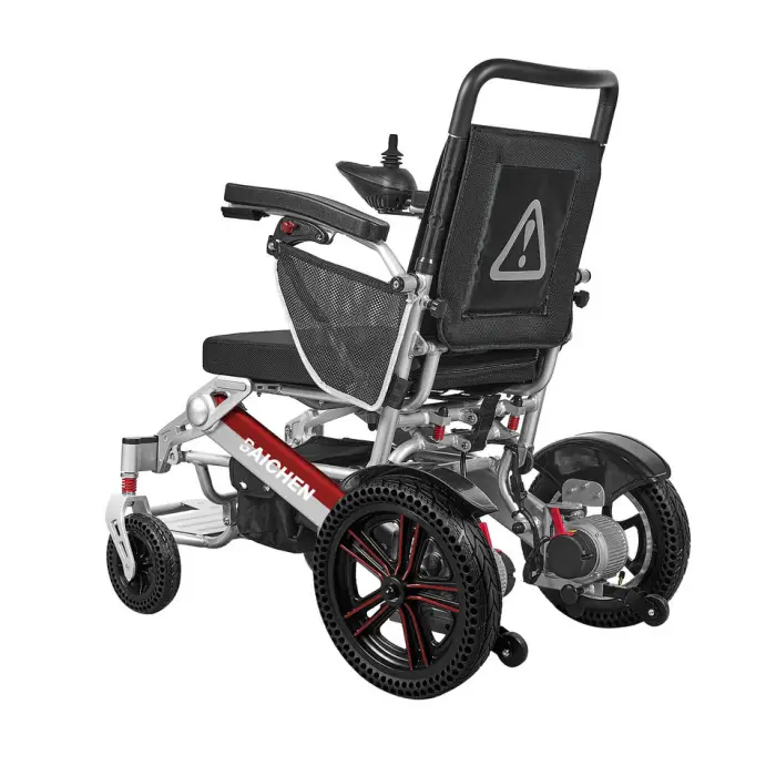 Adult Outdoor Lightweight Mobility Sillas De Ruedas Wheelchair Power Chair Foldable Electric Wheelchair With Smart Controller — image 2