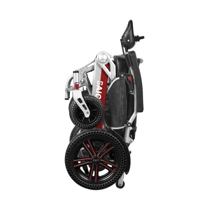 Adult Outdoor Lightweight Mobility Sillas De Ruedas Wheelchair Power Chair Foldable Electric Wheelchair With Smart Controller — image 5