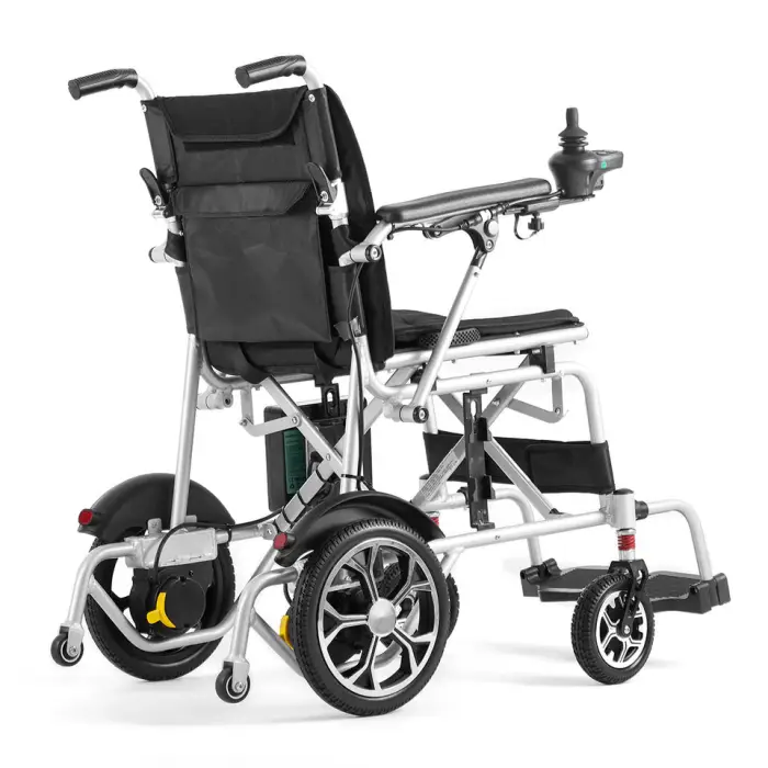 Lithium Battery Remote Control Power Wheelchair Foldable Portable Joystick Disabled Health Care Electric Wheelchair Supplier — image 3