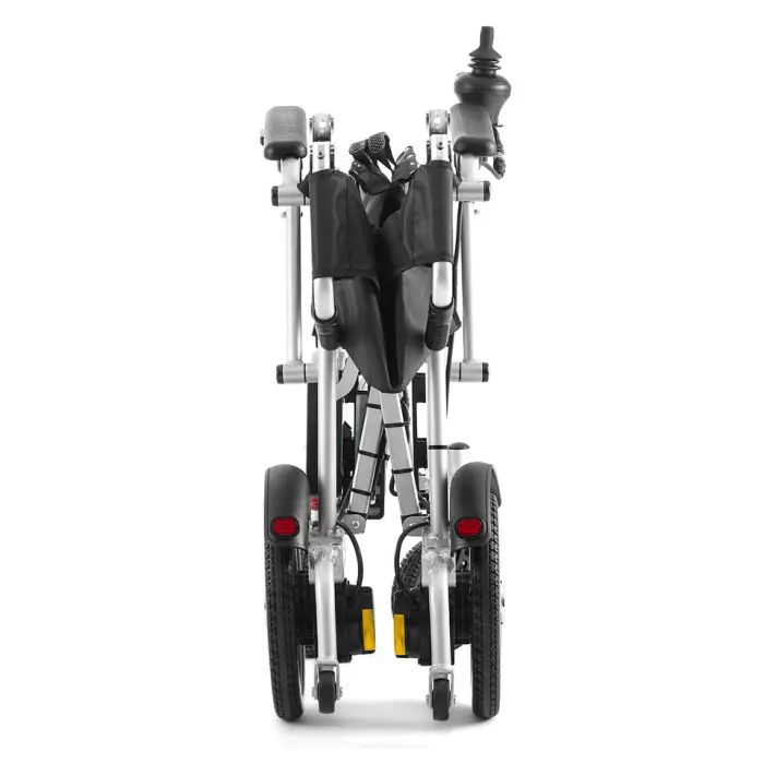 Lithium Battery Remote Control Power Wheelchair Foldable Portable Joystick Disabled Health Care Electric Wheelchair Supplier — image 4