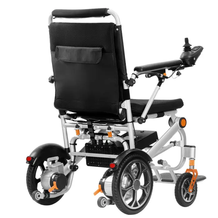 Baichen Aluminum Alloy Wheel Chair Intelligent Controller Remote Control Foldable Electric Wheelchair for the Disabled — image 2
