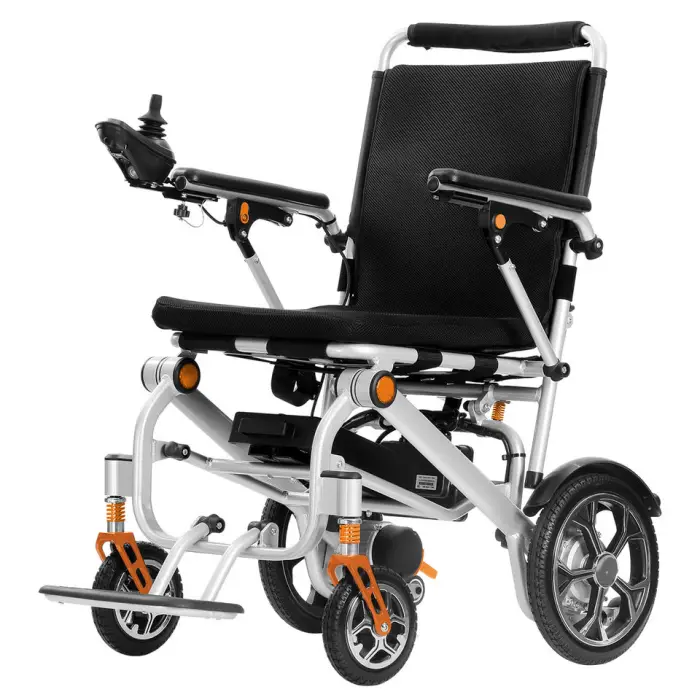 Baichen Aluminum Alloy Wheel Chair Intelligent Controller Remote Control Foldable Electric Wheelchair for the Disabled — image 3