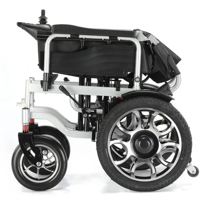 New Design Foldable Power Wheelchair Outdoor All Terrain Steel Wheelchair for Elderly and Disabled — image 2