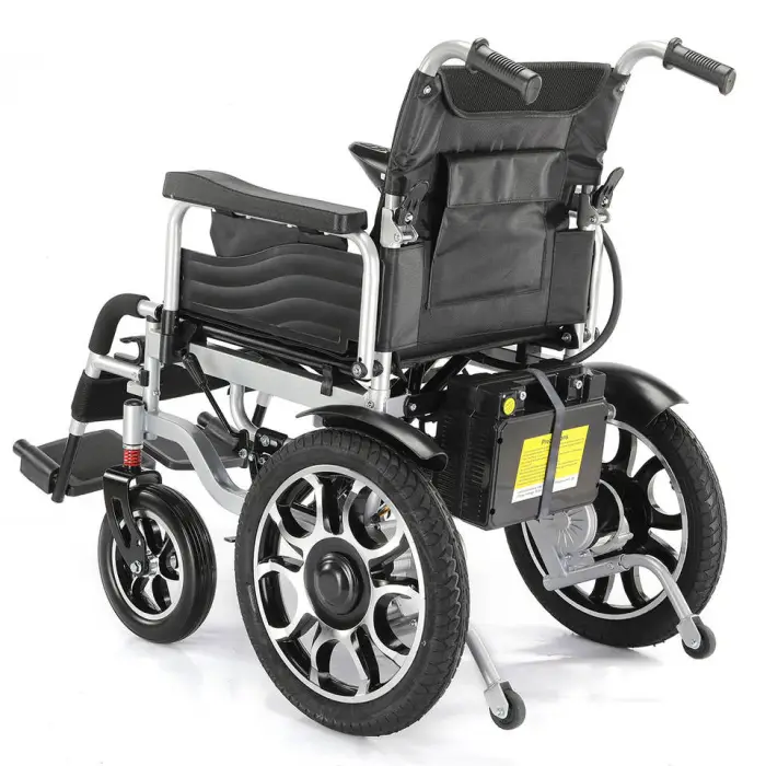 New Design Foldable Power Wheelchair Outdoor All Terrain Steel Wheelchair for Elderly and Disabled — image 5