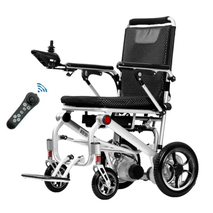 2026 Hot Sale Dual Motor Power Wheelchair Fast Fold Portable Intelligent Electric Wheelchair With Remote Control — image 5