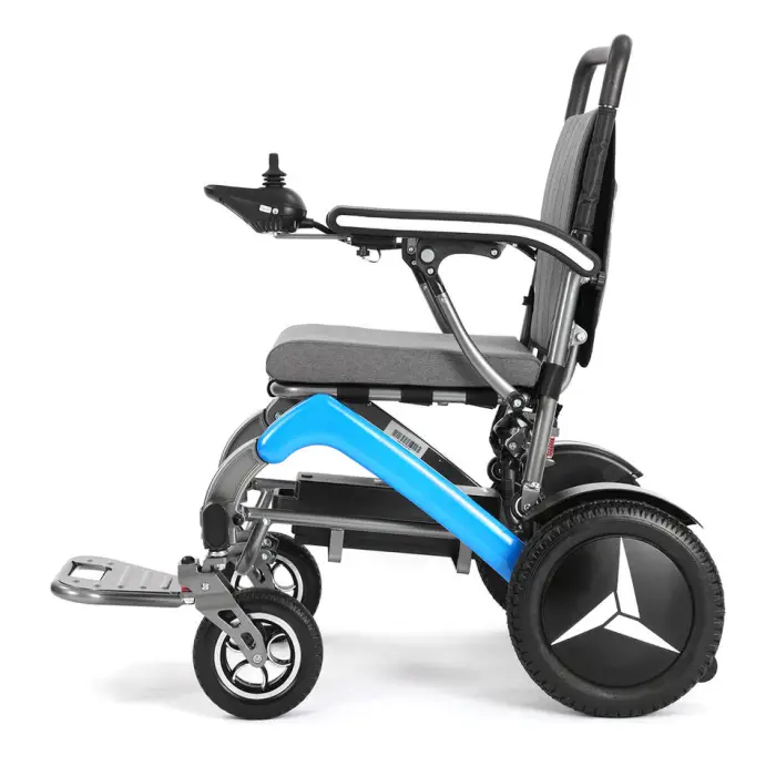 Outdoor All Terrain Off Road Aluminum Alloy Lithium Battery Foldable Portable 4x4 Electric Wheelchair for Disabled — image 3