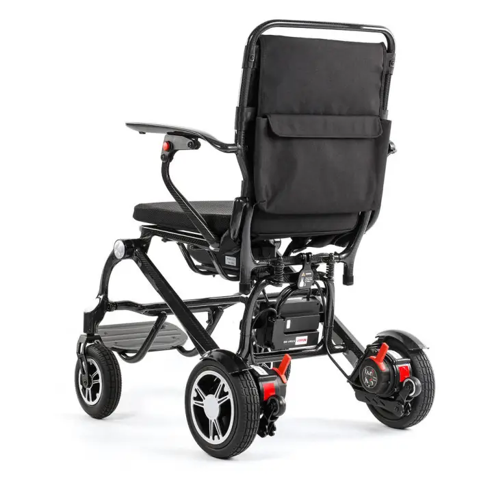 14.5KG Outdoor All Terrain Power Lightweight Folding Mobility Breathable Adults Luxury Carbon Fiber Electric Wheelchair — image 2