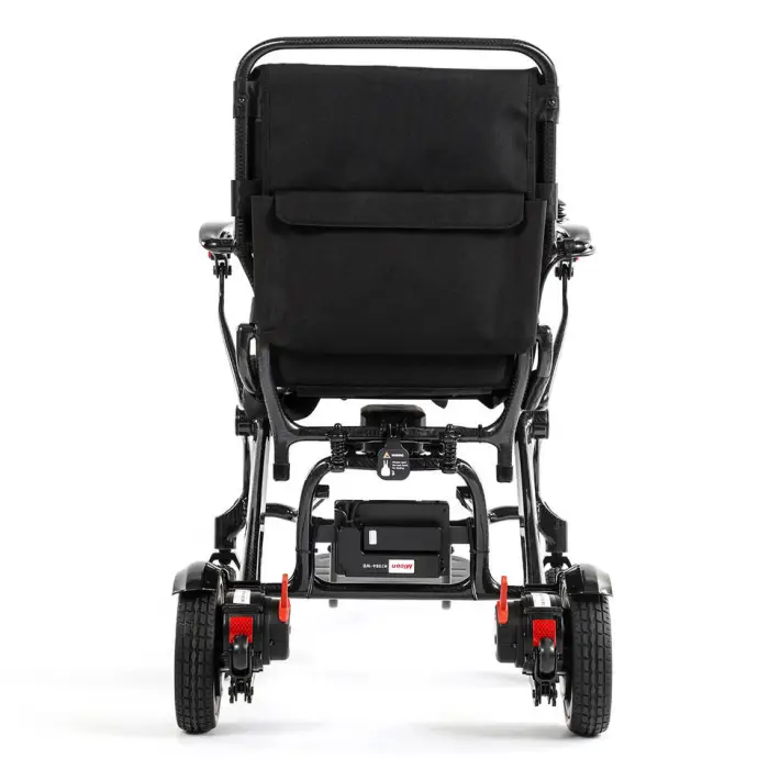14.5KG Outdoor All Terrain Power Lightweight Folding Mobility Breathable Adults Luxury Carbon Fiber Electric Wheelchair — image 6
