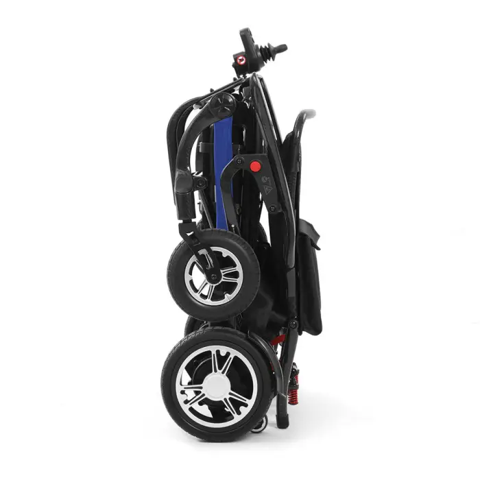 200W*2 Brushless Motor Portable Wheel Chair 14.6KG Ultralight Foldable Intelligence Carbon Fiber Electric Wheelchair for Disable — image 4