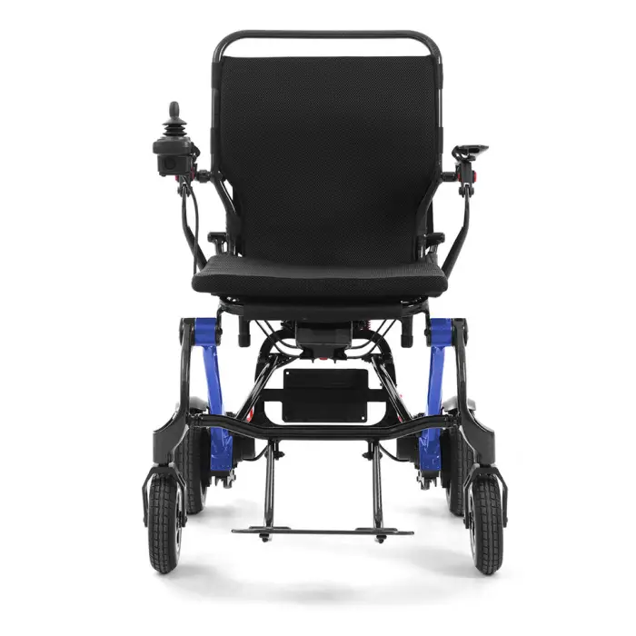 200W*2 Brushless Motor Portable Wheel Chair 14.6KG Ultralight Foldable Intelligence Carbon Fiber Electric Wheelchair for Disable — image 5