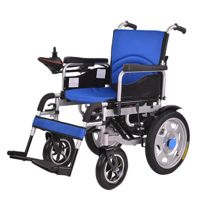CE Approved High Quality Lithium Battery Folding Lightweight Power Electric Wheelchair With High Speed Brushless Motor — image 2