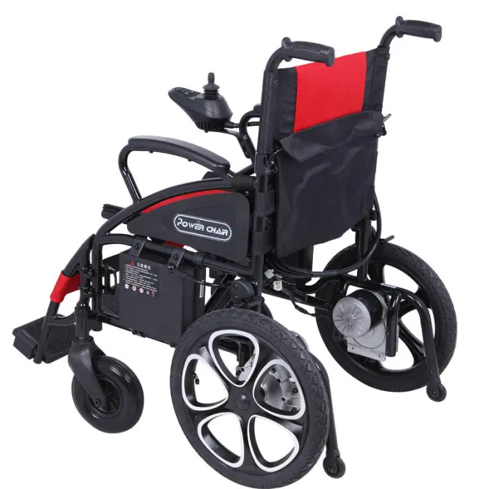 BC-ES6011 Hot Selling 500W Motor Wheelchair Eldly People Disabled Folding Electric Wheelchair — image 2