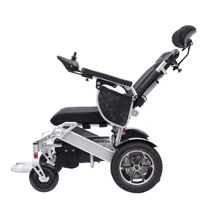 Best Selling Products 2025 Electric Wheelchair Automatic Reclining Backrest Power Wheelchair for Handicapped and Elderly — image 3